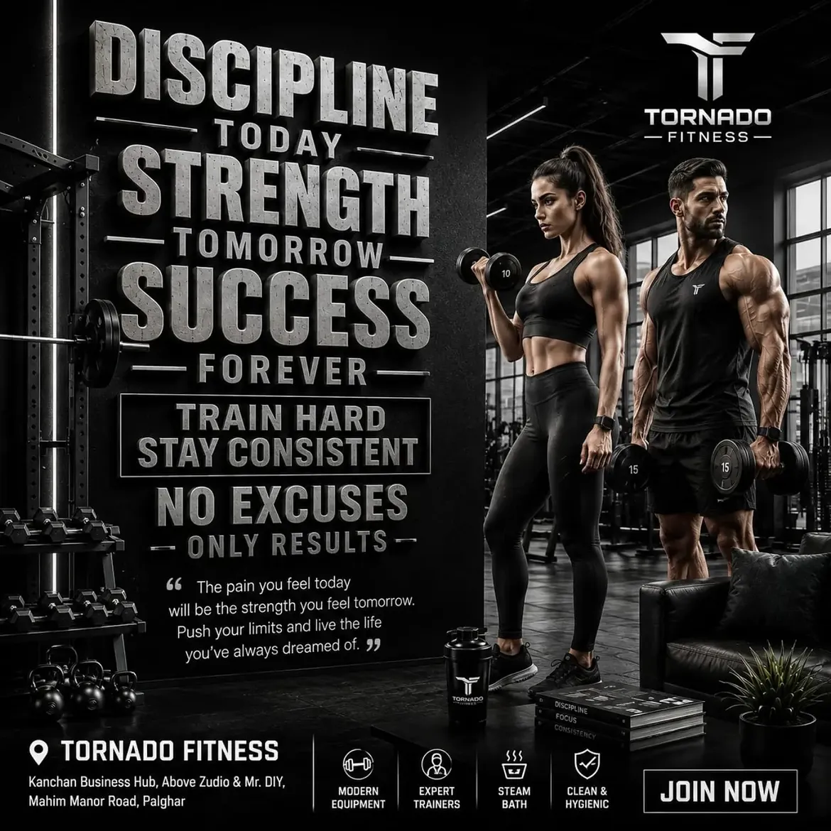 Strength & Muscle Building at Tornado Fitness Palghar